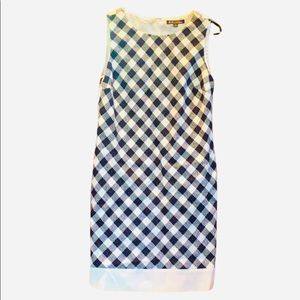 BROOKS BROTHER Blue/white DRESS SIZE 10